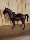 Louis Marx Toys Vintage Johnny West 13.5”brown Thunderbolt Horse 1960s Black Tac