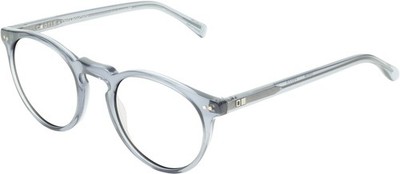 OTIS Omar Unisex Round Blue Light Filter Eyeglasses Eco Crystal Wave Neutral 50m