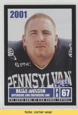 2001 PNC Big 33 Football Classic Brian Johnson #PA67 READ 0q3