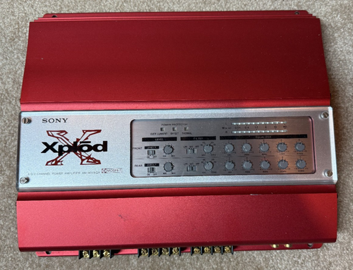 Sony Xplod XM-404EQX 4/3/2 Kanal Auto Verstärker integrierter Equalizer