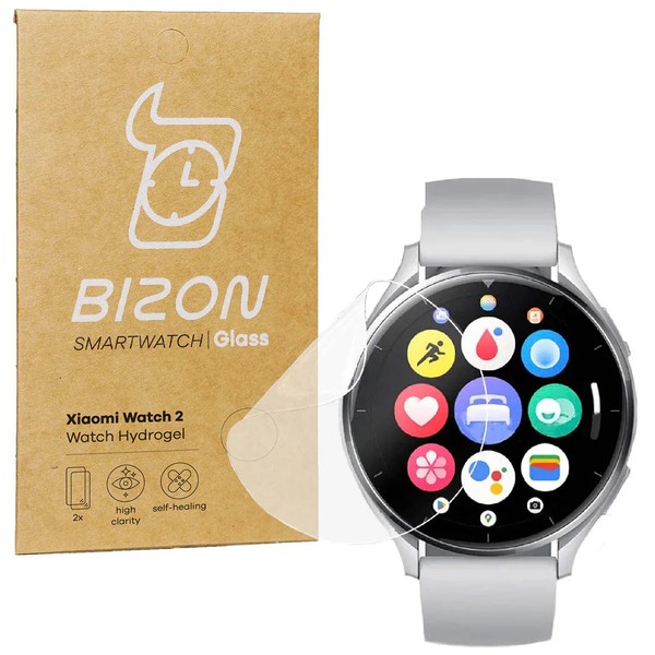 2X Hydrogel Folie FüR Xiaomi Watch 2 Bizon Schutzfolie Displayschutzfolie Film-image