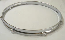 14" 8 hole Snare Side Die Cast Drum Hoop for Drum Set Build or Restoration