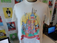 Vintage 90s Walt Disney World 25 Years Aladdin Lion King Beauty Mickey t-shirt L