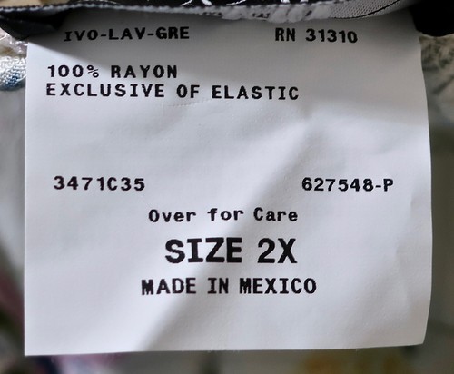 Nuevo con $52- Etiqueta AGB Mujer Talla 2X Crema con Flores Pasteles Falda Larga Crochet Cintura - Imagen 5 de 7