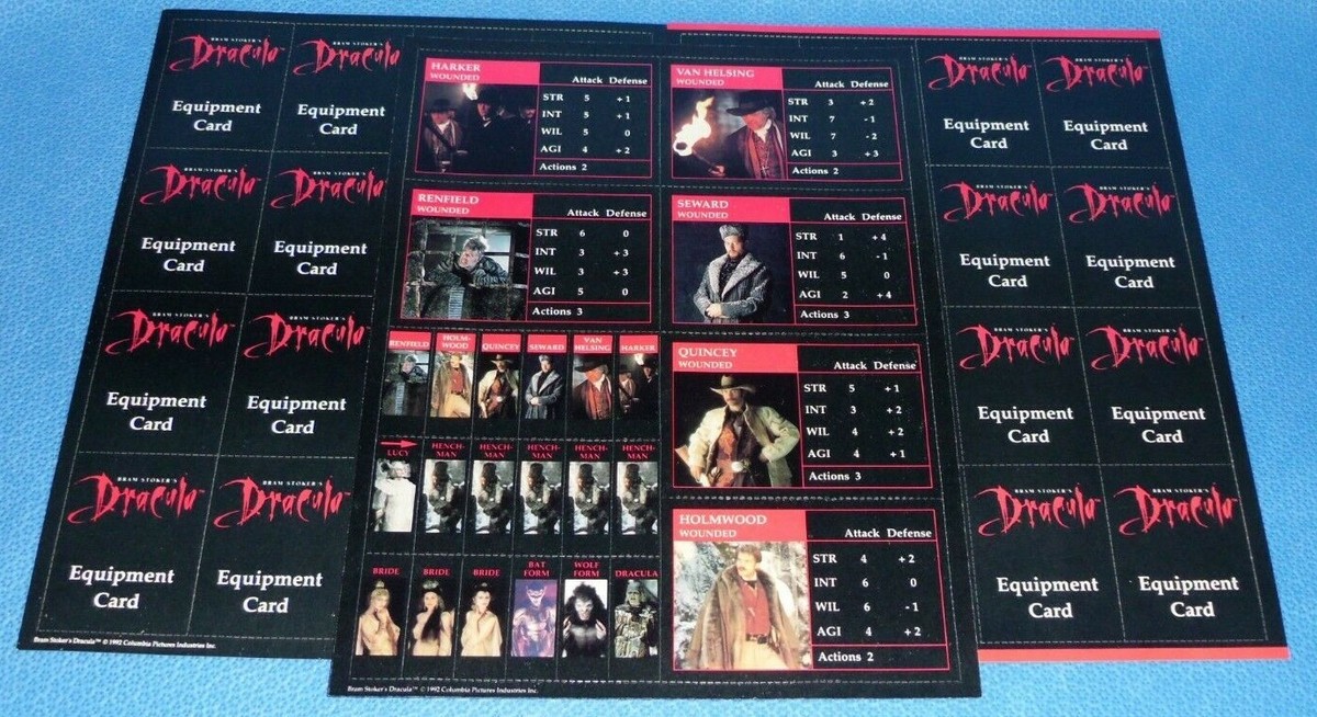 Jeu De Société Bram Stoker's Dracula - Leading Edge Games - Complet Et Non Poinçonné