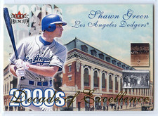2001 Fleer Premium Decade Of Excellence -#45 - Shawn Green - Los Angeles Dodgers