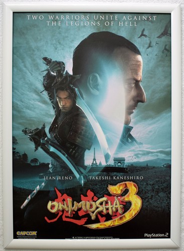 Onimusha 3 RARE PS2 42cm x 59cm Werbeposter - Bild 2 von 2