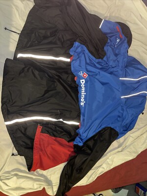 6x Dominos Lined Rain Coat With Hood