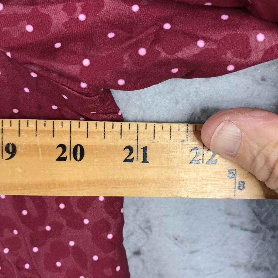 Chicos 1 Zenergy Jacket Womens Medium Burgundy Polkadot Anorak Artsy NEW - Image 4 of 4