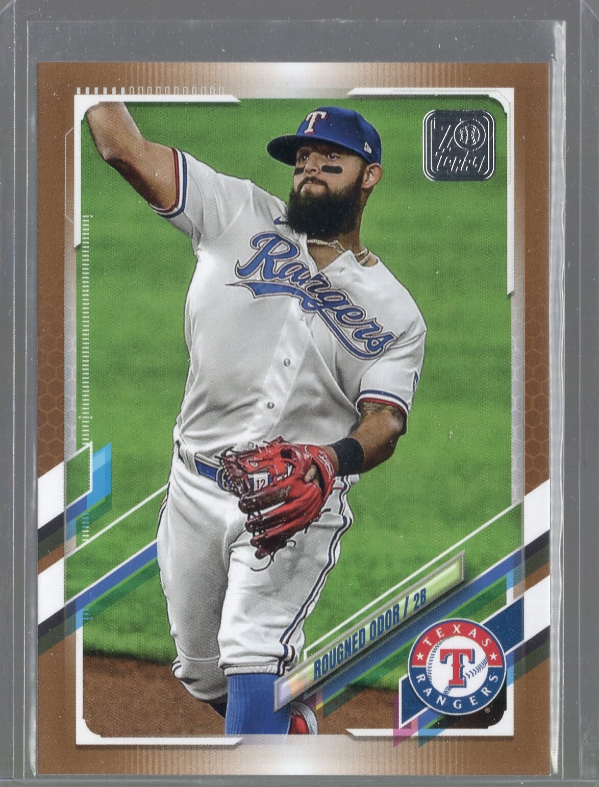 2021 Topps Gold #293 Rougned Odor 1450/2021