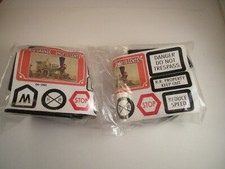 Vintage NOS Lot of Rio Grande Railroad Train Plastic Signs  Stickers