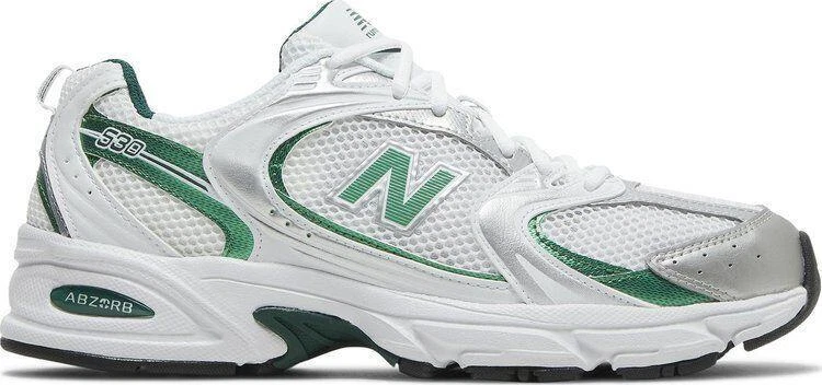 New Balance 530 White Nightwatch Green