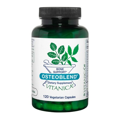 Vitanica, OsteoBlend, Bone Support, Vegan, 120 Capsules 