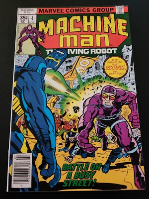 Machine Man #4; Jack Kirby, Mike Royer,  Mike Esposito (Marvel 1978)