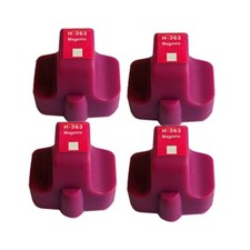 4 Magenta Ink Cartridge For HP Photosmart C5170 C5175 C5180 C5183 8253 C5190 363
