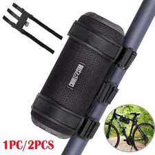 1/2x Portable Bike Speaker Mount Handlebar Sound Bar Holder w/2 Strap Adjustable