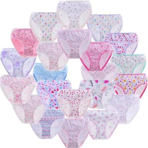 Girls Briefs Cartoon Underwears Children Panties Short Underpants for 1-12 Years