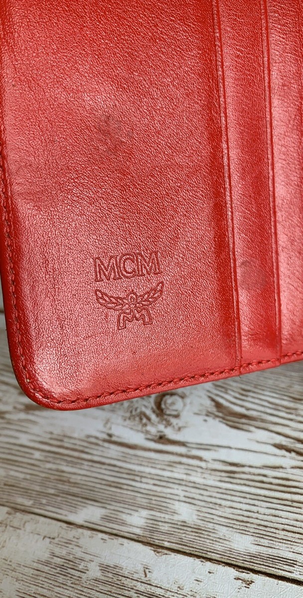 【Kaaai ⠀】MCM折りたたみ財布 レッド Kaaai ⠀】MCM折りたたみ財布 レッド メンズ 財布・ウォレット