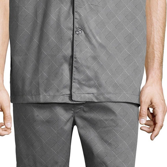 Men's Stafford Sateen Short Sleeve/Short Leg Pajama Set Size: Small  () - Image 2 of 2