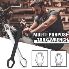 Universal Torx Wrench Double-head Self-tightening Adjustable Wrenches Kit 8-22mm