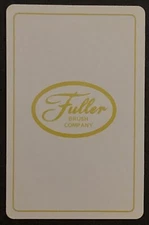 Fuller Brush Company Ad Vintage Single Swap Playing Card Ace Spades