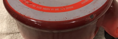 Le Creuset Emaille Pfeifen Teekessel, 2,2 Quart roter Farbverlauf Glanz schön - Bild 5 von 6