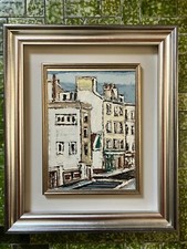 Orfeo Tamburi  P.A. Anno 1984 Parigi serigrafia su lastra d'argento cm 34.5x24.5