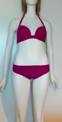 PAIN DE SUCRE BORA MAILLOT DE BAIN TAILLE 3 HAUT (FR90) / BAS T3 (FR42) POURPRE - Photo 1/4