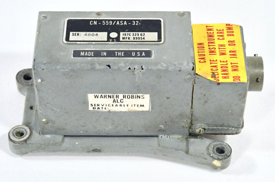 Vtg 1960s F-4 Phantom Avionics Instrument Fighter Jet ASA-32 Auto Flight System