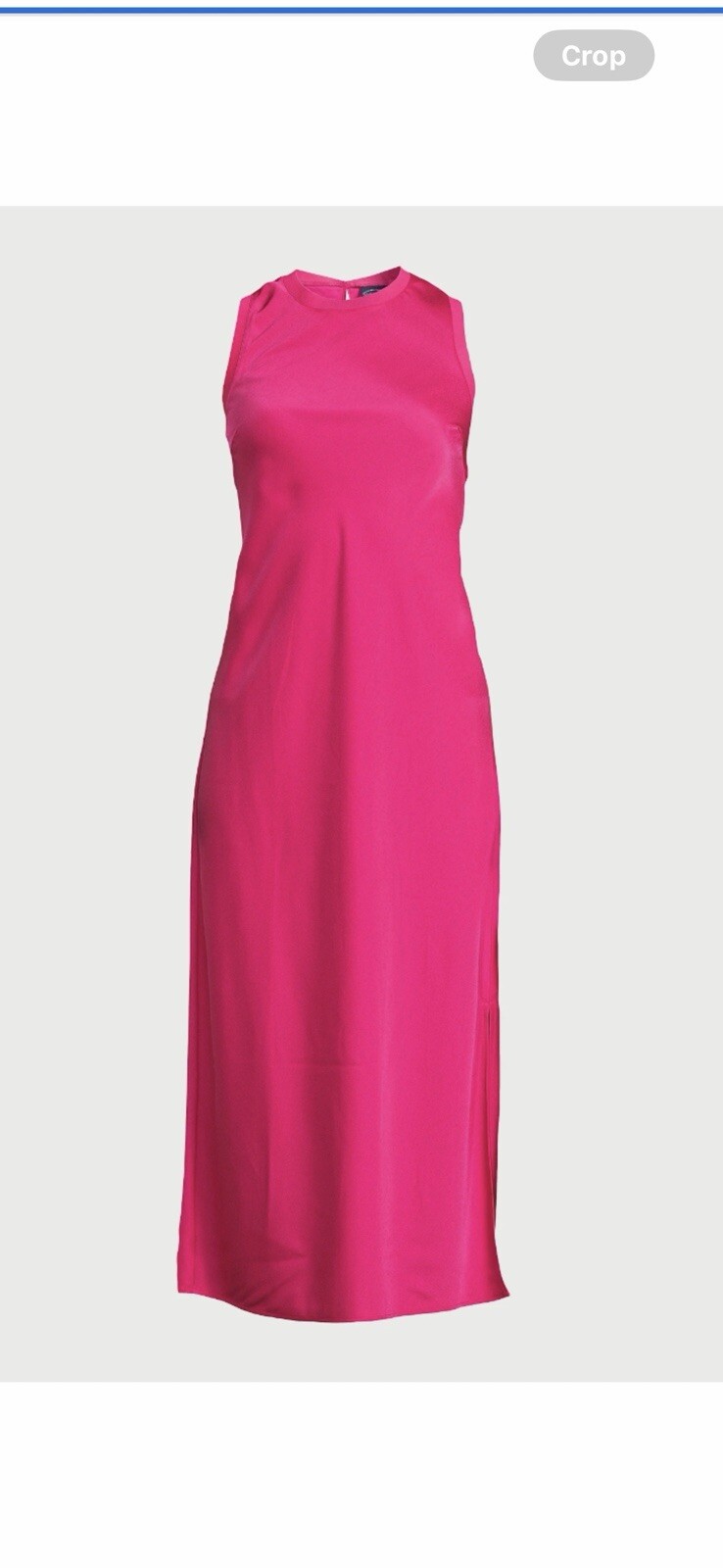 Scoop Midi Tank dress  ,Sleeveless,Pink Yarrow size M (8-10) NWT