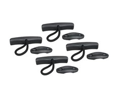 Pactrade Marine Boat Kayak Canoe 4Pcs Carrying Pull Toggle Handle w/ 4mm Cord Ro