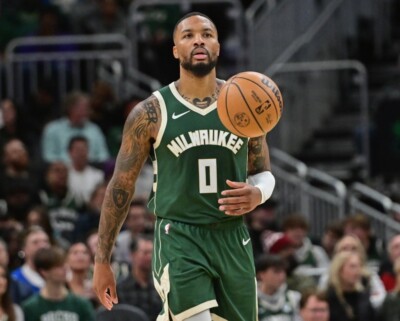 Milwaukee Bucks Damian Lillard Glossy 8x10 Photo NBA Basketball