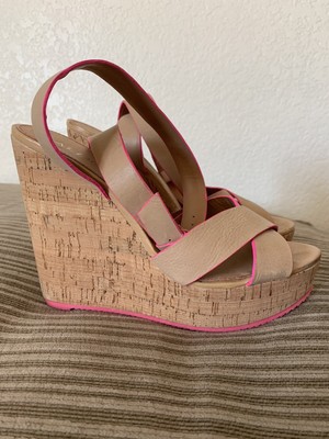 aldo nude wedges