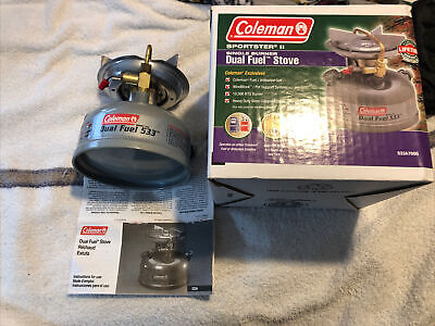 COLEMAN SPORTSTER II MODEL 533 DUAL FUEL SINGLE BURNER COLEMAN SPORTSTER II MODEL 533 DUAL FUEL SINGLE BURNER