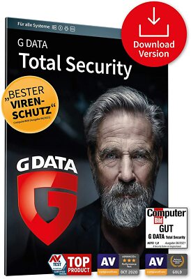 G Data Total Security 2026 3 PC / Geräte 1 Jahr G-Data Total Protection ESD DE
