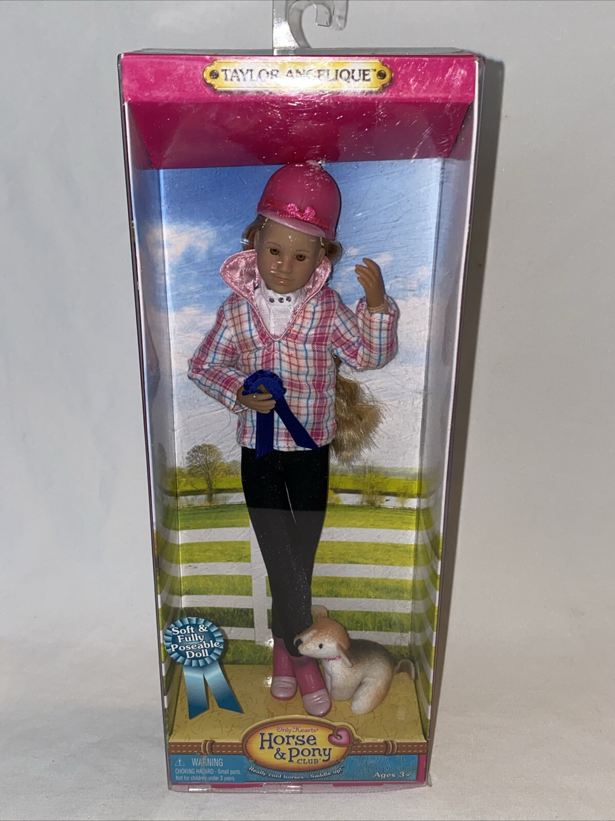 Only Hearts Club Horse and Pony Club BAMBOLA TAYLOR ANGELIQUE con ANIMALE DOMESTICO NUOVO Ritirato