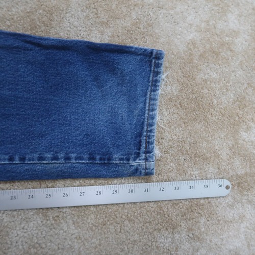 Vintage Rustler regular Fit Jeans Men's 36x32 Distressed Blue Denim faded - Picture 13 of 14