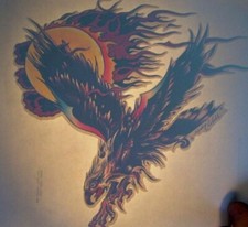 AMERICAN EAGLE 1970's VINTAGE IRON ON TRANSFER NICE B-2