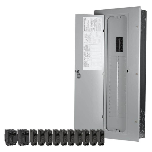Ge Breaker Box 33.32"Hx14.38"W 200 Amp 32-Space 40-Circuit Indoor Main Breaker - Picture 6 of 6