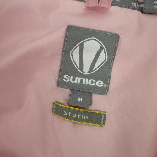 Sunice Jacket Womens Medium Pink Storm Zip Windbreaker Golf Active Light Weight - Picture 7 of 13