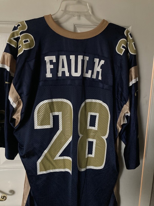 MARSHALL FAULK ST LOUIS RAMS JERSEY SZ XXL - NIKE