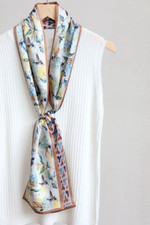 100 Mulberry Silk Scarf 150X16CM Women's Long Double sided Printed Scarf NEW