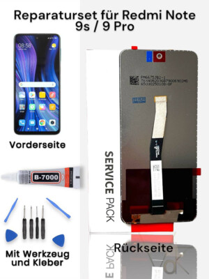 Für Xiaomi Redmi Note 9S / 9 Pro Display Komplettes Bildschirm LCD +Touch Screen