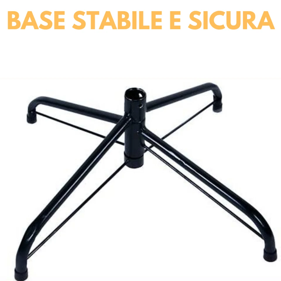 ALBERO DI NATALE REALISTICO SUPER FOLTO 150 180 210 240 270 PINO VERDE NATURALE - Immagine 4 di 4