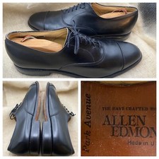 Allen Edmonds Park Avenue Men s Dress Shoe Sz 11 B Narrow Oxford Black Leather