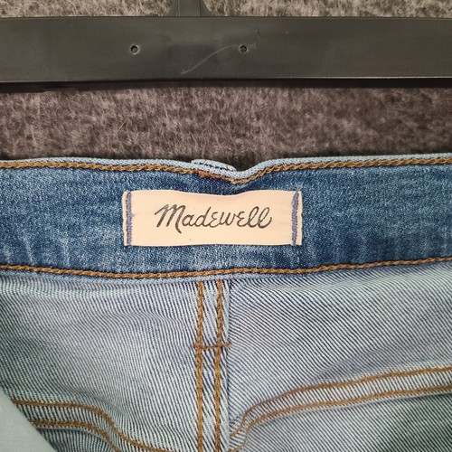 Madewell Women's Size 32 Curvy Mid-Rise Perfect Vintage Jeans Stretch Raw Hem - Picture 8 of 11