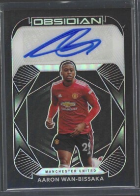 2020-21 Panini Obsidian - Obsidian Autographs Aaron Wan-Bissaka