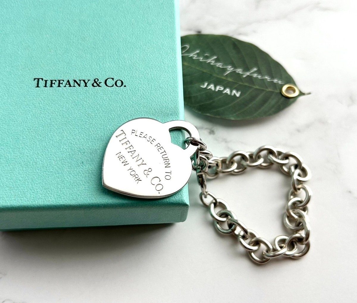 【 tiffany return-to bracelet 】 7.5” Tiffany & Co. Return to Tiffany Round Tag Bracelet