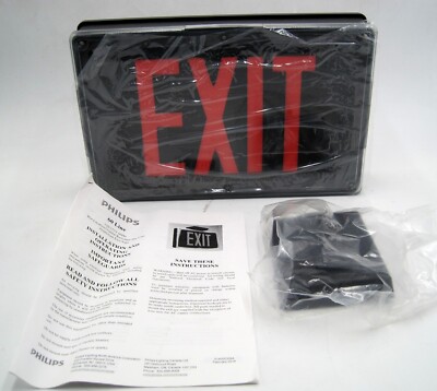 Philips 60 Series 60MLA1RB Wet Location/Vandal Resistant LED Exit Sign NEW!