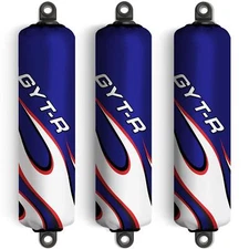 Blue Flame Shock Covers Yamaha Youth Grizzly Raptor YFM 50 80 90 (set of 3) New